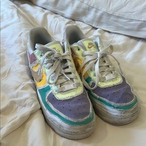 pastel nike tear away shoes